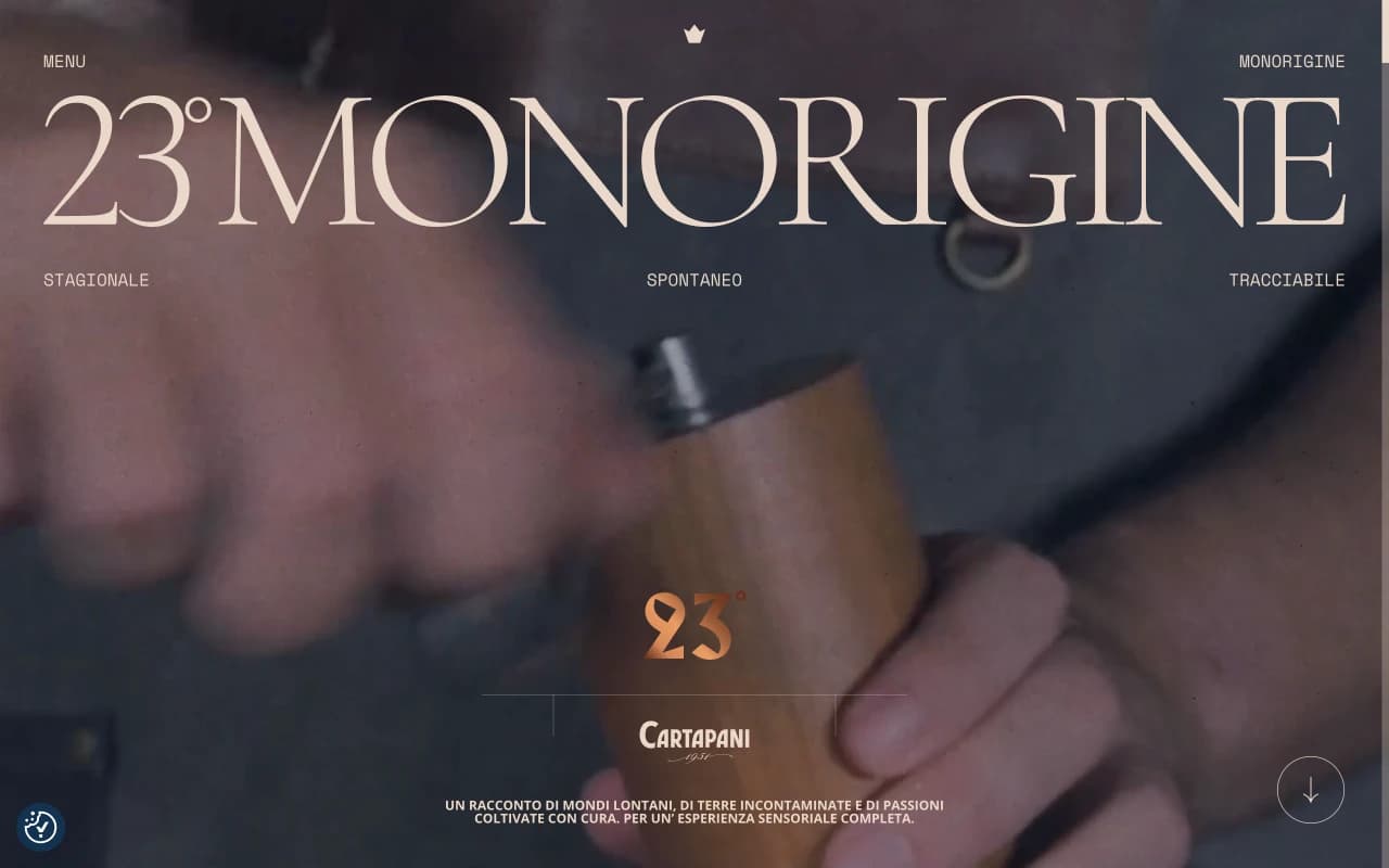 Screenshot of 23° Monorigine