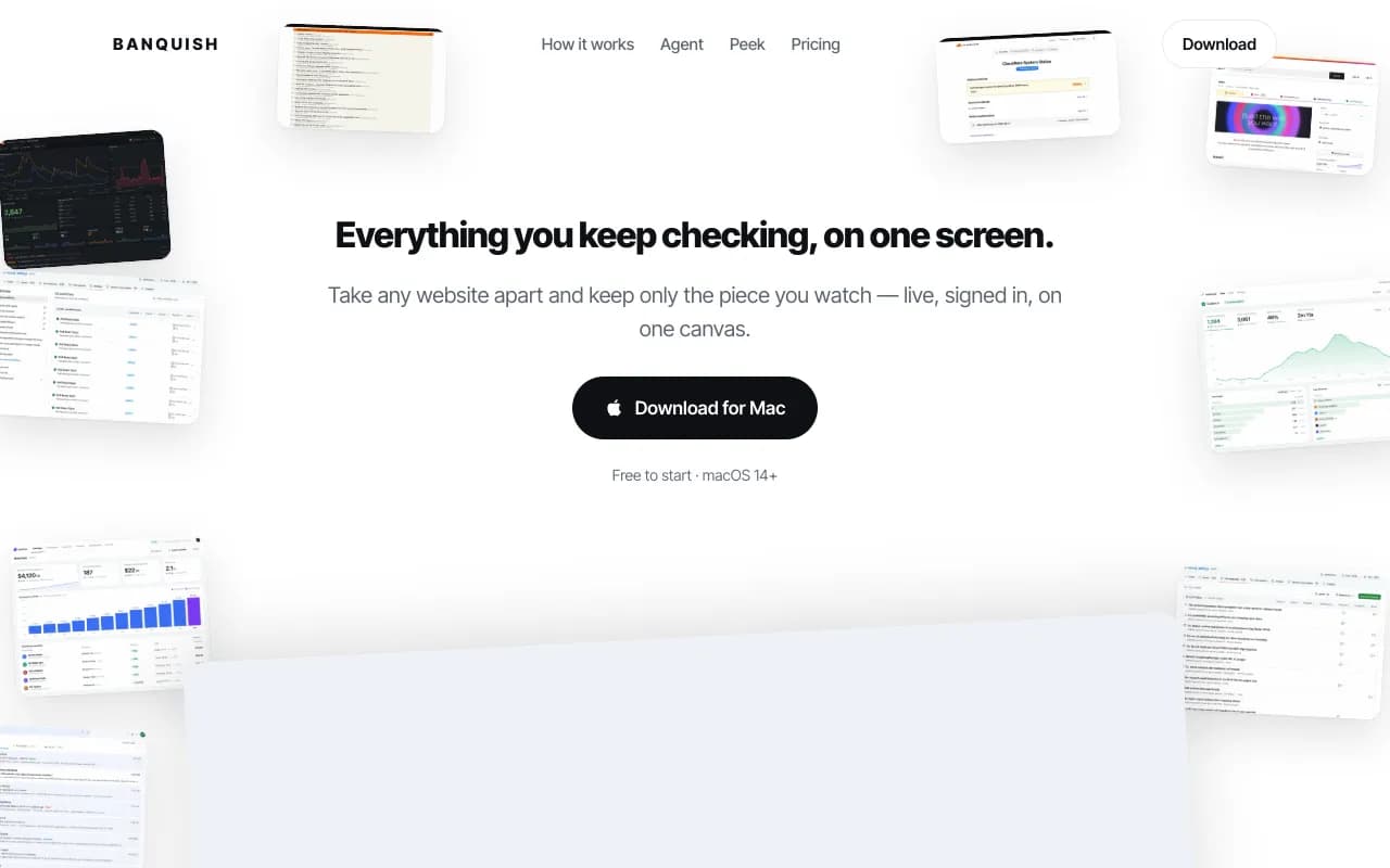 Screenshot of Banquish