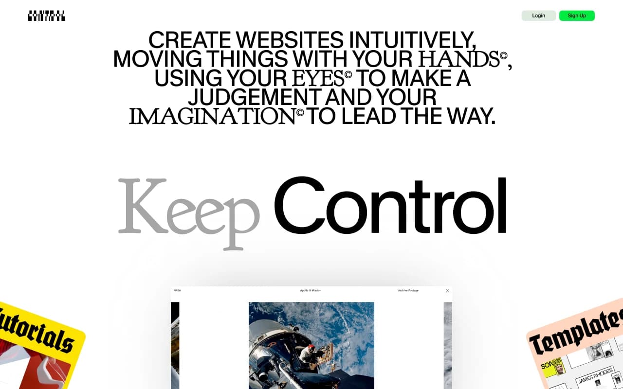 Screenshot of Control