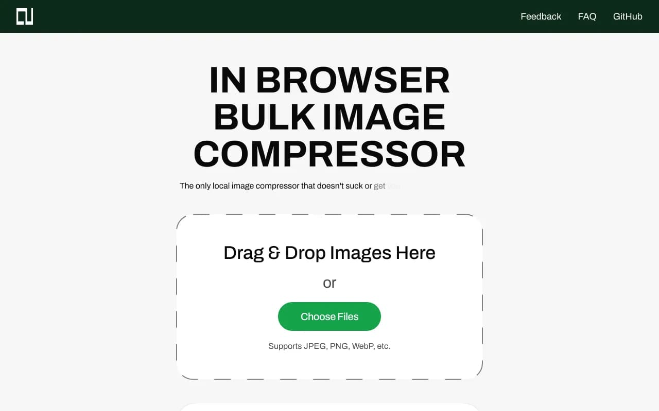 Screenshot of ConUtil Compressor