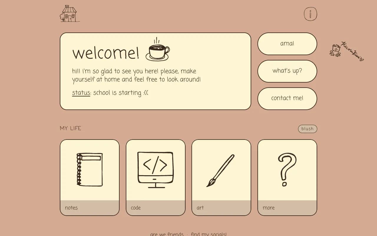 Screenshot of diaryof.me
