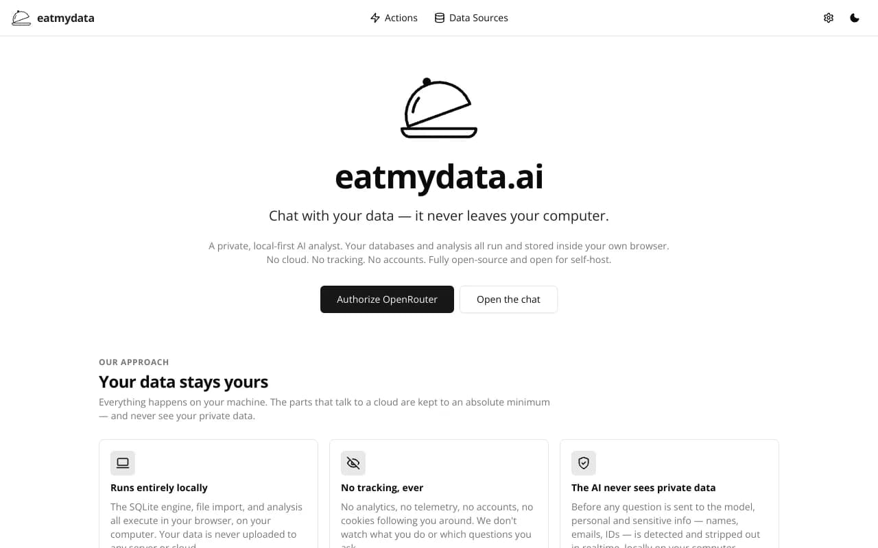 Screenshot of eatmydata