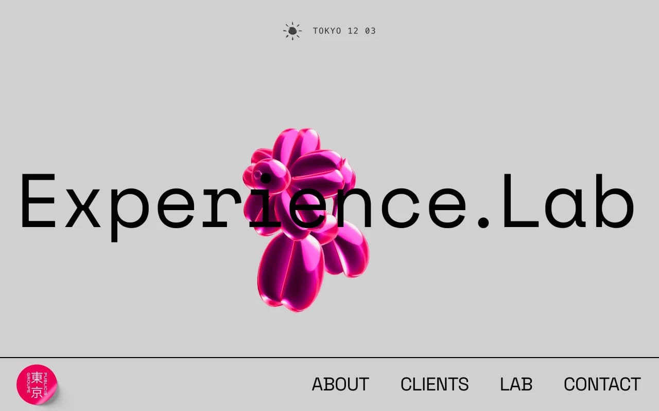 Screenshot of Experience.Lab