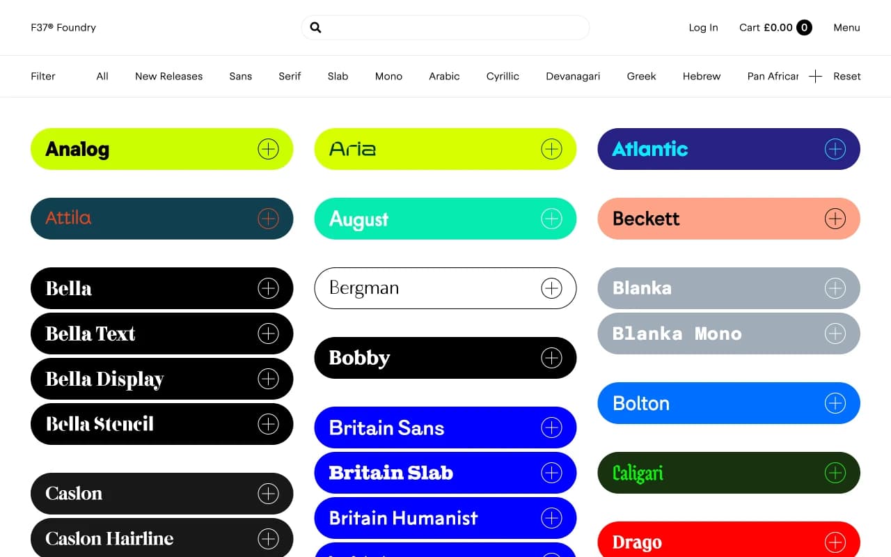 Screenshot of F37 Foundry