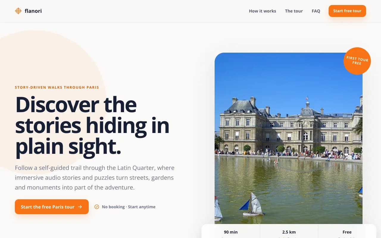 Screenshot of flanori