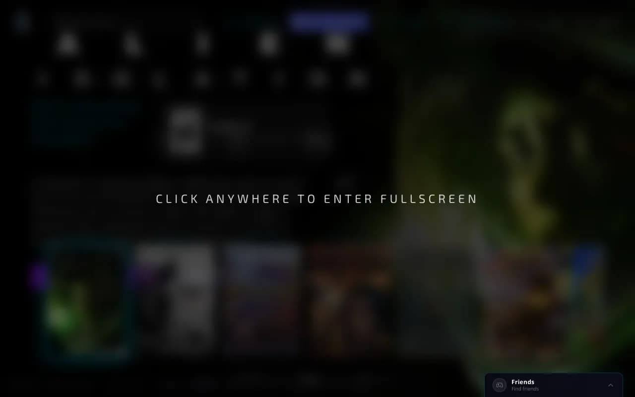 Screenshot of GG Game Portal