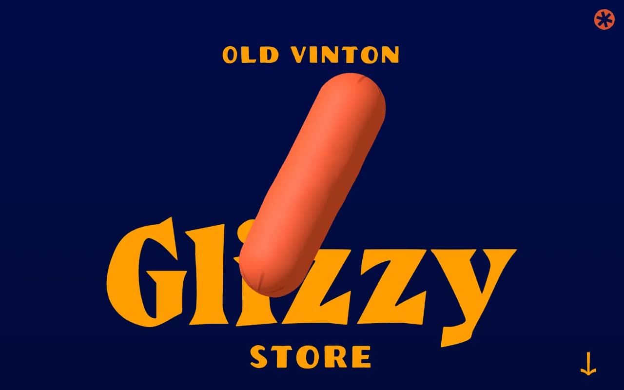 Screenshot of Glizzy Store