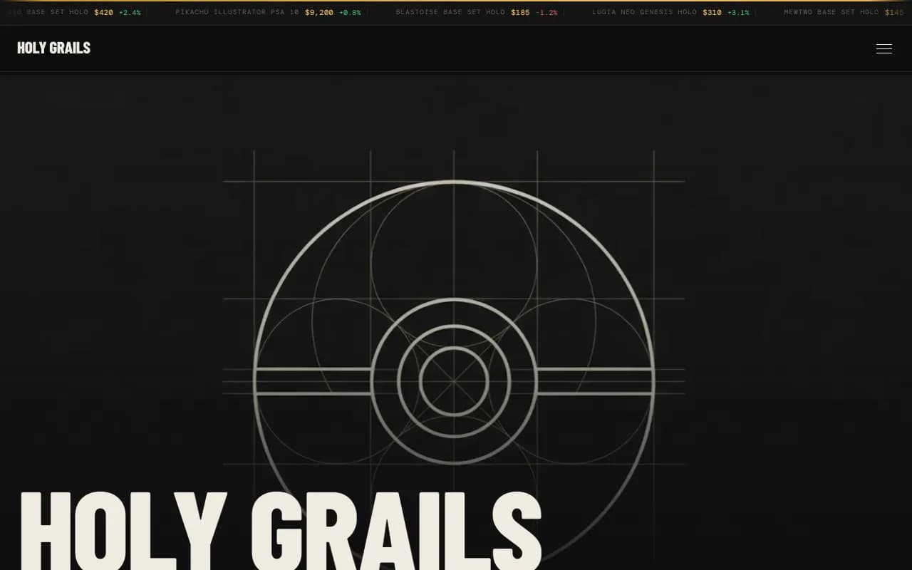 Screenshot of Holy Grails