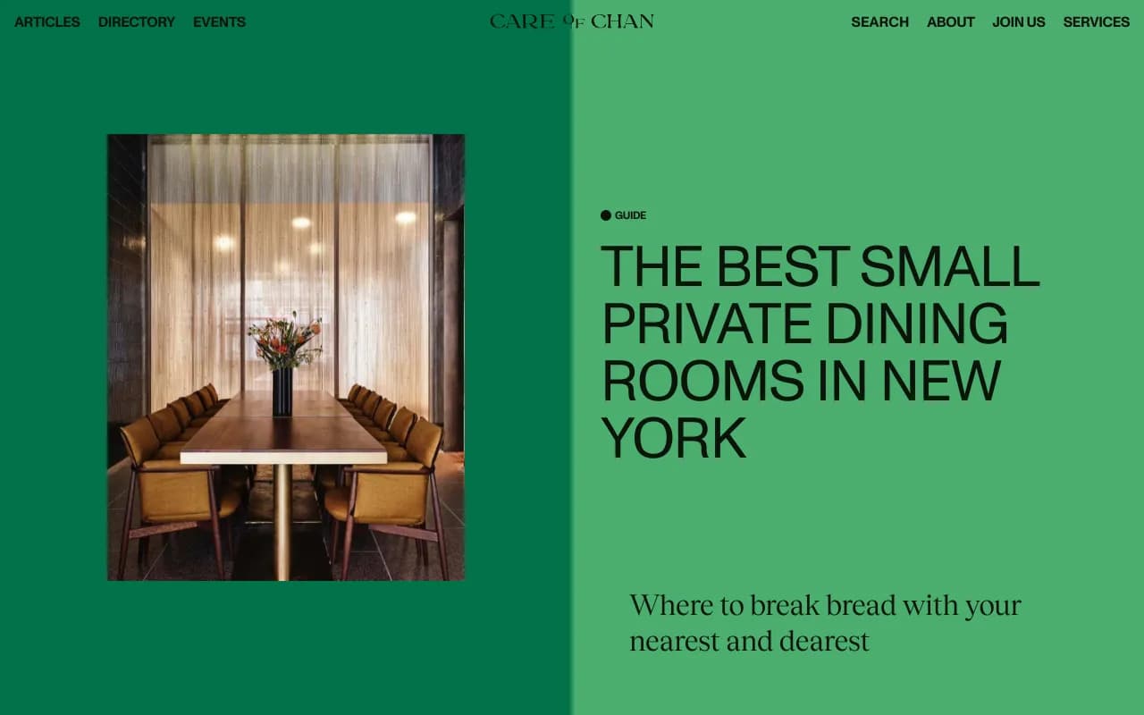 Screenshot of Care of Chan