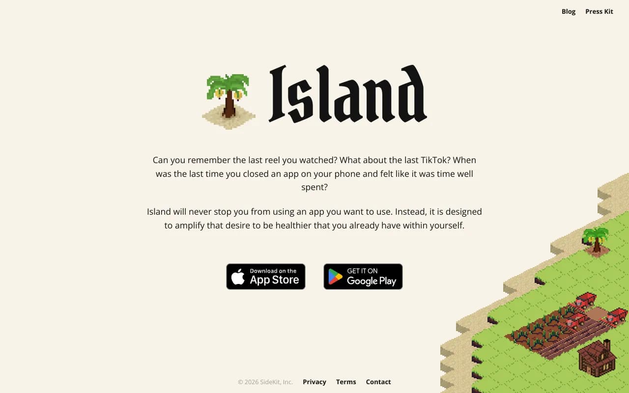 Screenshot of Island