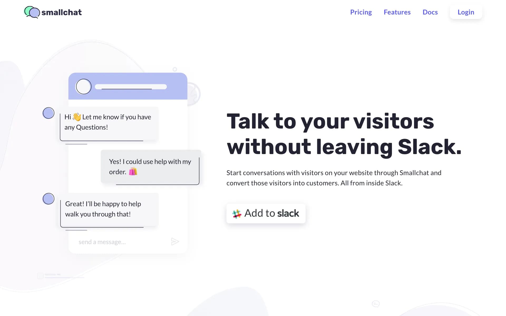 Screenshot of Smallchat
