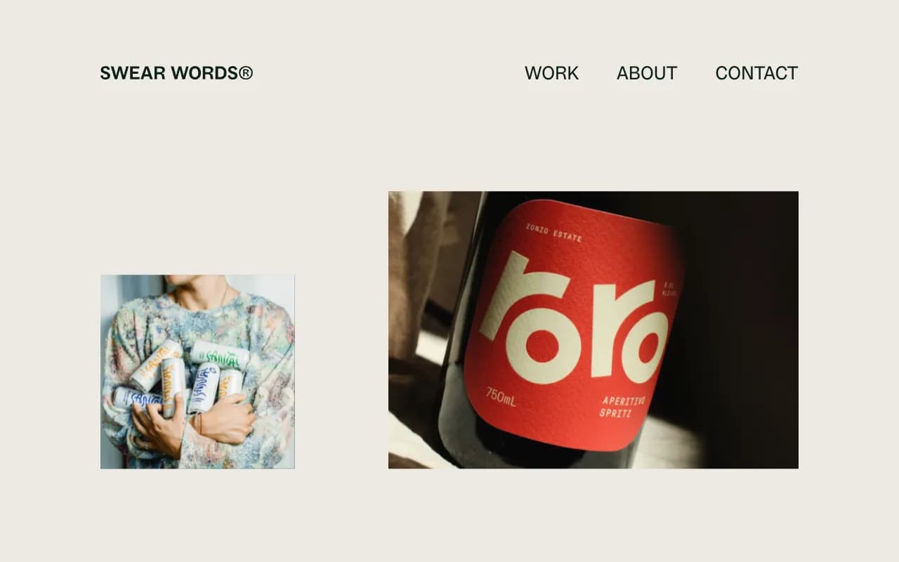 Screenshot of Swear Words